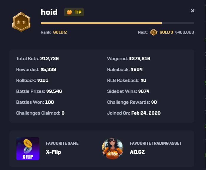 hoidcsgo's tweet image. Happy 5th birthday @rollbit!
Crazy to think I’ve been here since day one. 
Big shoutout to @Razer_Rollbit and the team for making it all happen.🤩🚀