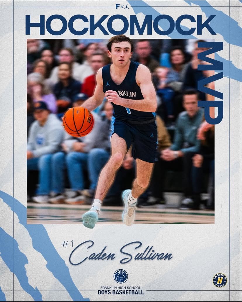 Congratulations to Caden Sullivan for being named Hockomock league MVP. Incredible season for an awesome kid!