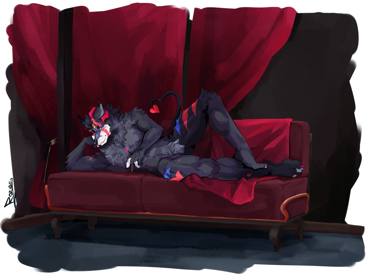 Commission for <a href="/HoundySharp/">Sharp 🏳️‍🌈🏴󠁧󠁢󠁳󠁣󠁴󠁿</a> ^^

#art #furryart #furry