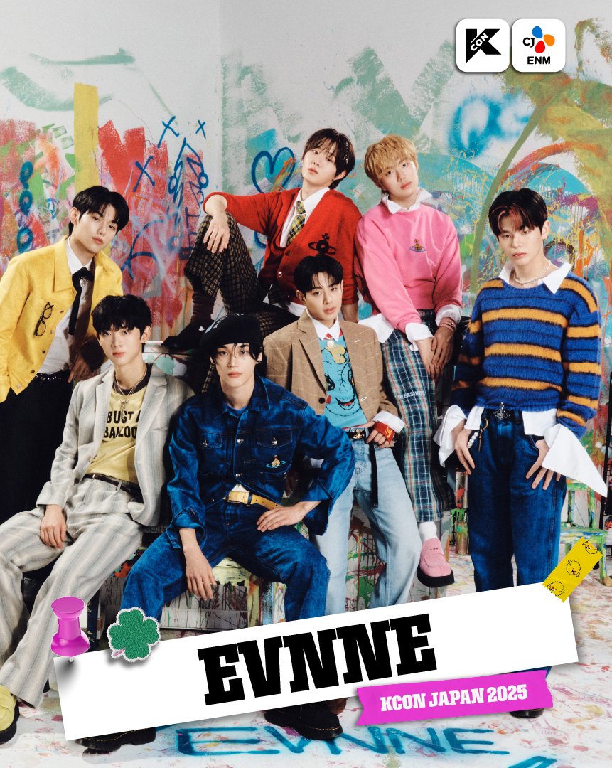 kconjapan's tweet photo. [#KCONJAPAN2025] 2nd LINEUP

EVNNE
#EVNNE

@EVNNE_official

-
KCON JAPAN 2025
MAY 9-11
Makuhari Messe

Let's #KCON https://t.co/8mpxJAROAZ