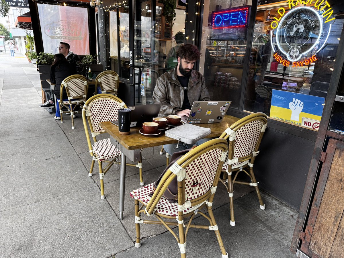 Looking for two people to sit beside <a href="/TomasPiaggio/">Tom Piaggio</a> and code, code, code, talk to users, code, prompt <a href="/lovable/"></a> or <a href="/v0/">v0</a>, code and more code.

DM if you're in.

📍 Buenos Aires, Argentina