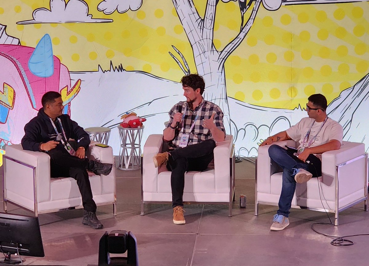 Mandelliant's tweet photo. Fire 🔥 conversation rn at @EthereumDenver - @otooligan crushing it 

"Take away coordination from any market and you have nothing. The hardest part of coordination is orchestrating the sequence of events in the right order." https://t.co/VbuqPvFYha