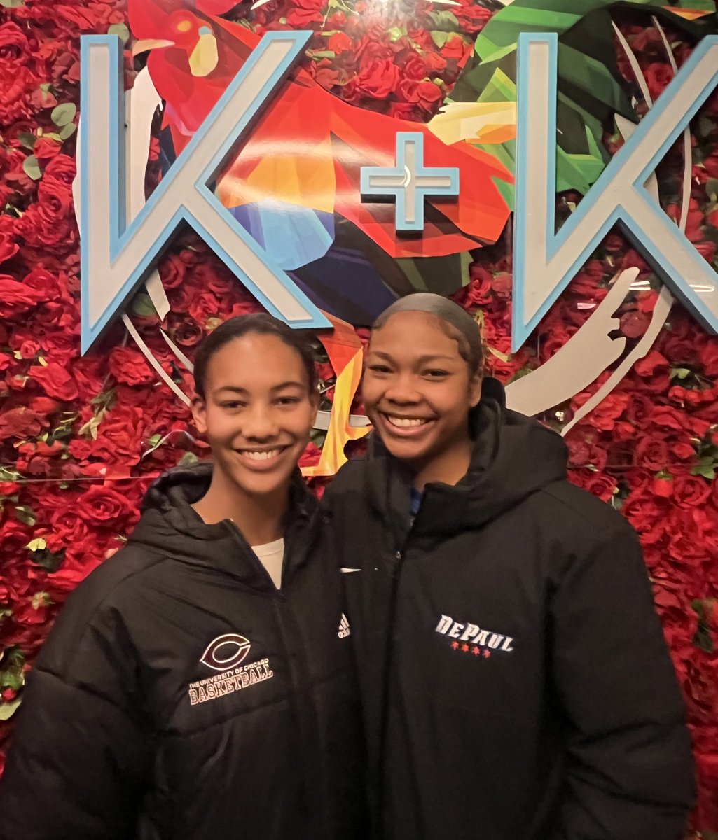 Two former Storm teammates linking up in Chicago. Christian Sanders (University of Chicago) and Natiah Nelson (DePaul).