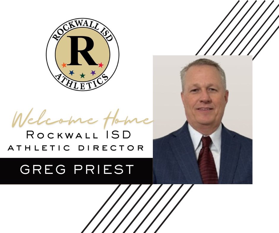 WE GOT OUR GUY ‼️ 

We’d like to welcome Greg Priest to Rockwall ISD as our new Athletic Director!

#JFND #SouthSideTough <a href="/OfficialTHSADA/">THSADA</a>