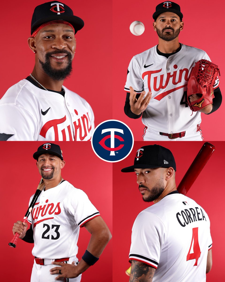 MLB (@mlb) on Twitter photo The <a href="/Twins/">Minnesota Twins</a>' stars are ready for 2025:
🔴 Byron Buxton
🔴 Pablo López
🔴 Royce Lewis
🔴 Carlos Correa The <a href="/Twins/">Minnesota Twins</a>' stars are ready for 2025:
🔴 Byron Buxton
🔴 Pablo López
🔴 Royce Lewis
🔴 Carlos Correa