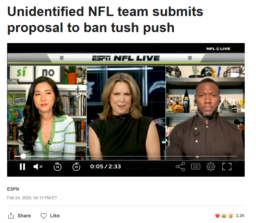 BitcoinVsSports's tweet image. Why does @espn do this?  

it was never called the "tush push. " 

It's 2005. 

#1 USC's at the 1 yd line. Matt Leinhart QB sneak. 

He doesnt get all the way in. 

until... the Reggie #bushpush. 

give @ReggieBush his royalties and move on.

#espn #usc #trojans #reggiebush