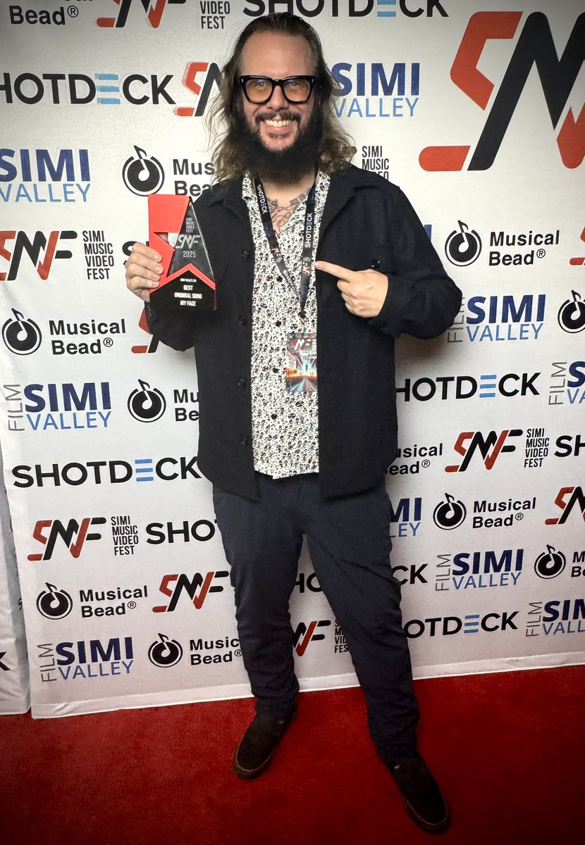 Wow! Last night My Face wins Best Original Song at the Simi Music Video Fest!