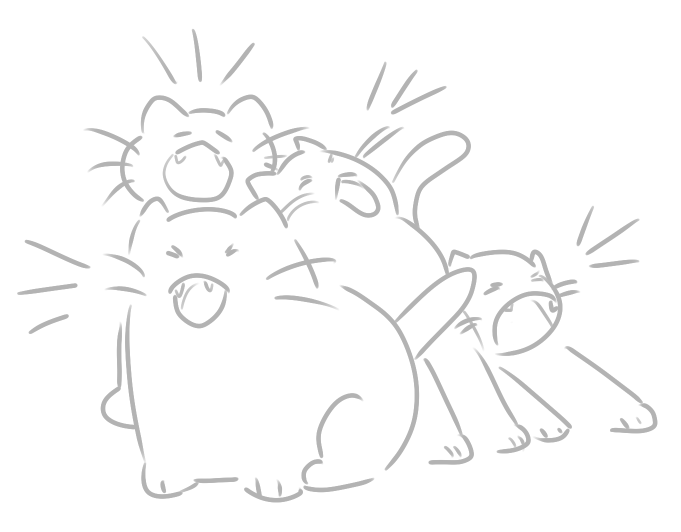 shuunnico's tweet photo. Yowling Gang Rise Up. #cats https://t.co/zMVyOtp5YA