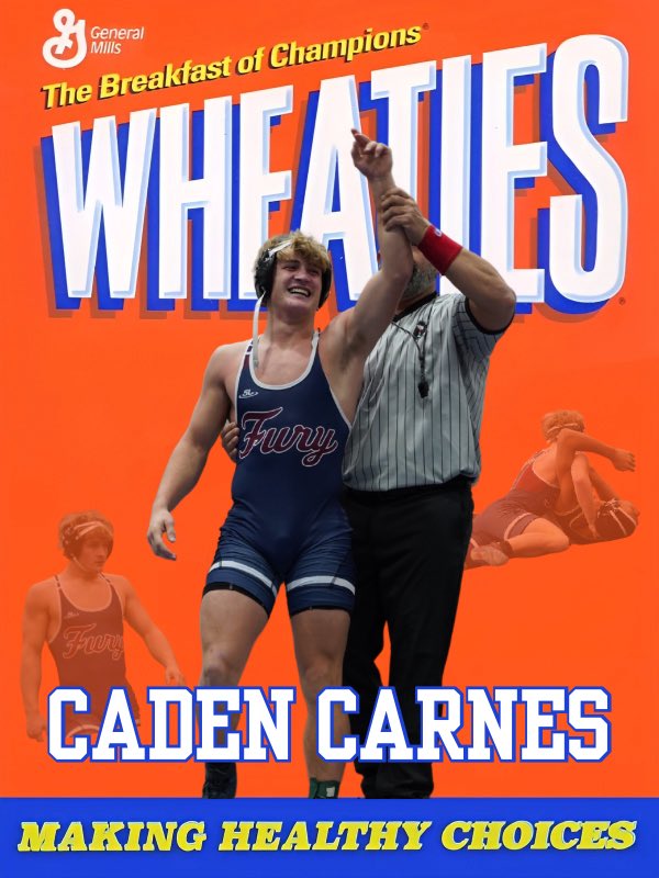 Nick Jones (@nickfuryfihs44) on Twitter photo Check the cereal aisle for <a href="/cadencarnes13/">Caden carnes</a>
NIL deal with <a href="/wheaties/">Wheaties</a>
Shout out to <a href="/Lucas_Clark120/">Lucas Clark</a> for executing the vision!
<a href="/Mr_CoachJ/">Brandon Johnson</a> <a href="/FIHS44AD/">FuryAthletics</a> Check the cereal aisle for <a href="/cadencarnes13/">Caden carnes</a>
NIL deal with <a href="/wheaties/">Wheaties</a>
Shout out to <a href="/Lucas_Clark120/">Lucas Clark</a> for executing the vision!
<a href="/Mr_CoachJ/">Brandon Johnson</a> <a href="/FIHS44AD/">FuryAthletics</a>
