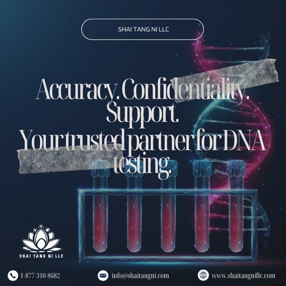 ShaiTangNi's tweet image. Accuracy. Confidentiality. Support. At Shai Tang Ni LLC, we prioritize precision and privacy in every test. Discover why we&apos;re the trusted choice for DNA and drug testing.
#whychooseus #shaitangni #trustedtesting #accuracymatters #confidentialresults #reliableservice #peaceofmind