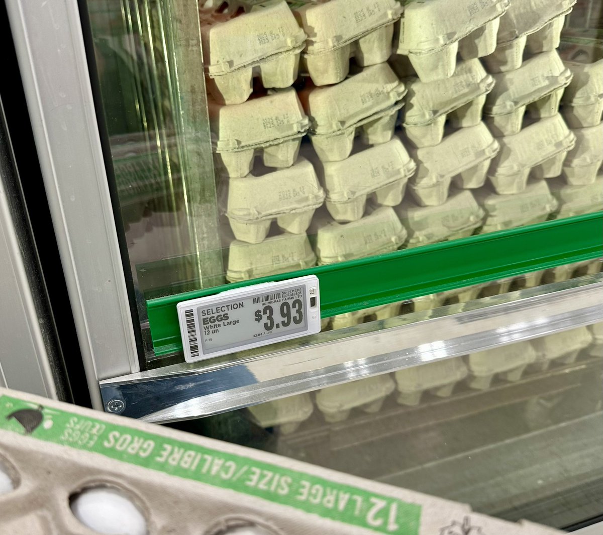 Robert McLeman (@rmcleman) on Twitter photo Have been reading about crazy price of #eggs in USA. In Canada we have supply management system that ensures farms = well managed, not disrupted by bird flu, producers get fair income, consumers pay fair prices. Today’s price for 12 large eggs at my local store = C$3.93/US$2.75 Have been reading about crazy price of #eggs in USA. In Canada we have supply management system that ensures farms = well managed, not disrupted by bird flu, producers get fair income, consumers pay fair prices. Today’s price for 12 large eggs at my local store = C$3.93/US$2.75