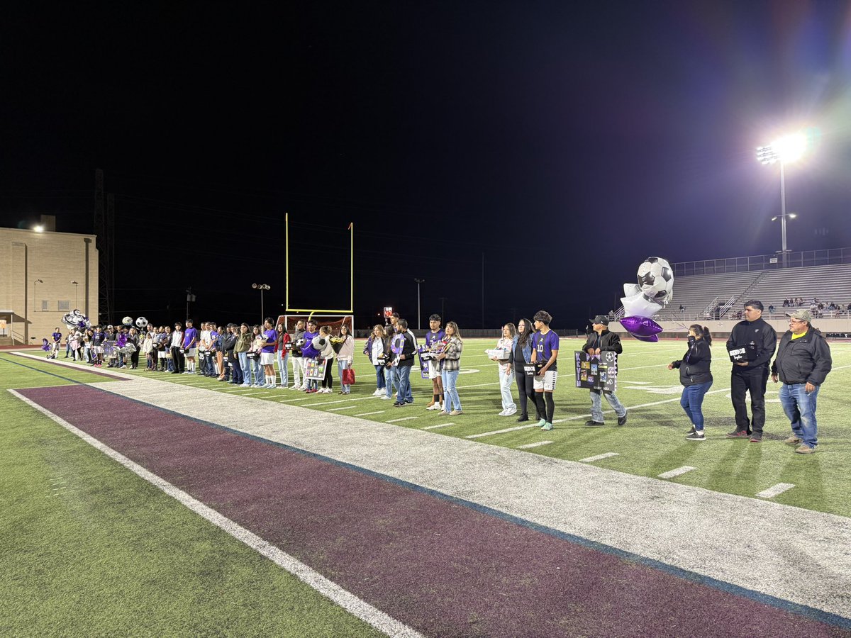 So many great seniors to celebrate at senior night for our men’s soccer team! <a href="/Sunset_Bison/">Sunset High School</a>