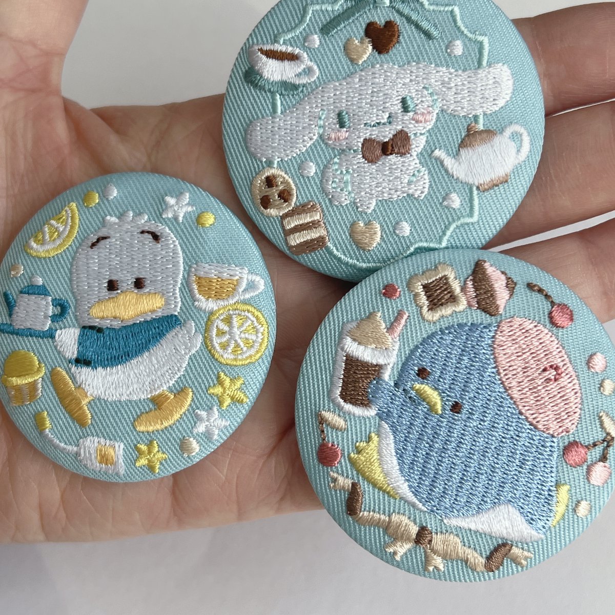 ⚠️お迎えレポ📝／ 『サンリオキャラクターズ 刺繍缶バッジビスケット