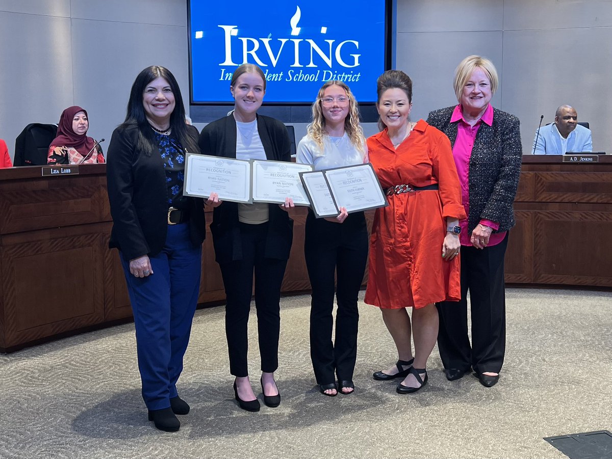 Irving ISD (@irvingisd) on Twitter photo <a href="/KinkeadeECS/">Kinkeade ECS</a> <a href="/BburgCougars/">Brandenburg Cougars</a> <a href="/IISDMagdaHdz/">Magda Hernandez</a> <a href="/IrvingHigh/">Irving High School</a> <a href="/NimitzVikings/">Nimitz High School</a> The <a href="/MacArthurCards/">MacArthur HS</a> are represented by the following state qualifiers:
💡DECA: Peter Ivanov, Kalinda Nguyen, David Arteaga, Rhema Kitoko, Yousuf Shaik, PaolaRosas, Yesenia Ochoa-Castillo, Jewel Ojode, Camilla Buenrostro, Zainab Alsalami
💼 Business Professionals of America <a href="/KinkeadeECS/">Kinkeade ECS</a> <a href="/BburgCougars/">Brandenburg Cougars</a> <a href="/IISDMagdaHdz/">Magda Hernandez</a> <a href="/IrvingHigh/">Irving High School</a> <a href="/NimitzVikings/">Nimitz High School</a> The <a href="/MacArthurCards/">MacArthur HS</a> are represented by the following state qualifiers:
💡DECA: Peter Ivanov, Kalinda Nguyen, David Arteaga, Rhema Kitoko, Yousuf Shaik, PaolaRosas, Yesenia Ochoa-Castillo, Jewel Ojode, Camilla Buenrostro, Zainab Alsalami
💼 Business Professionals of America