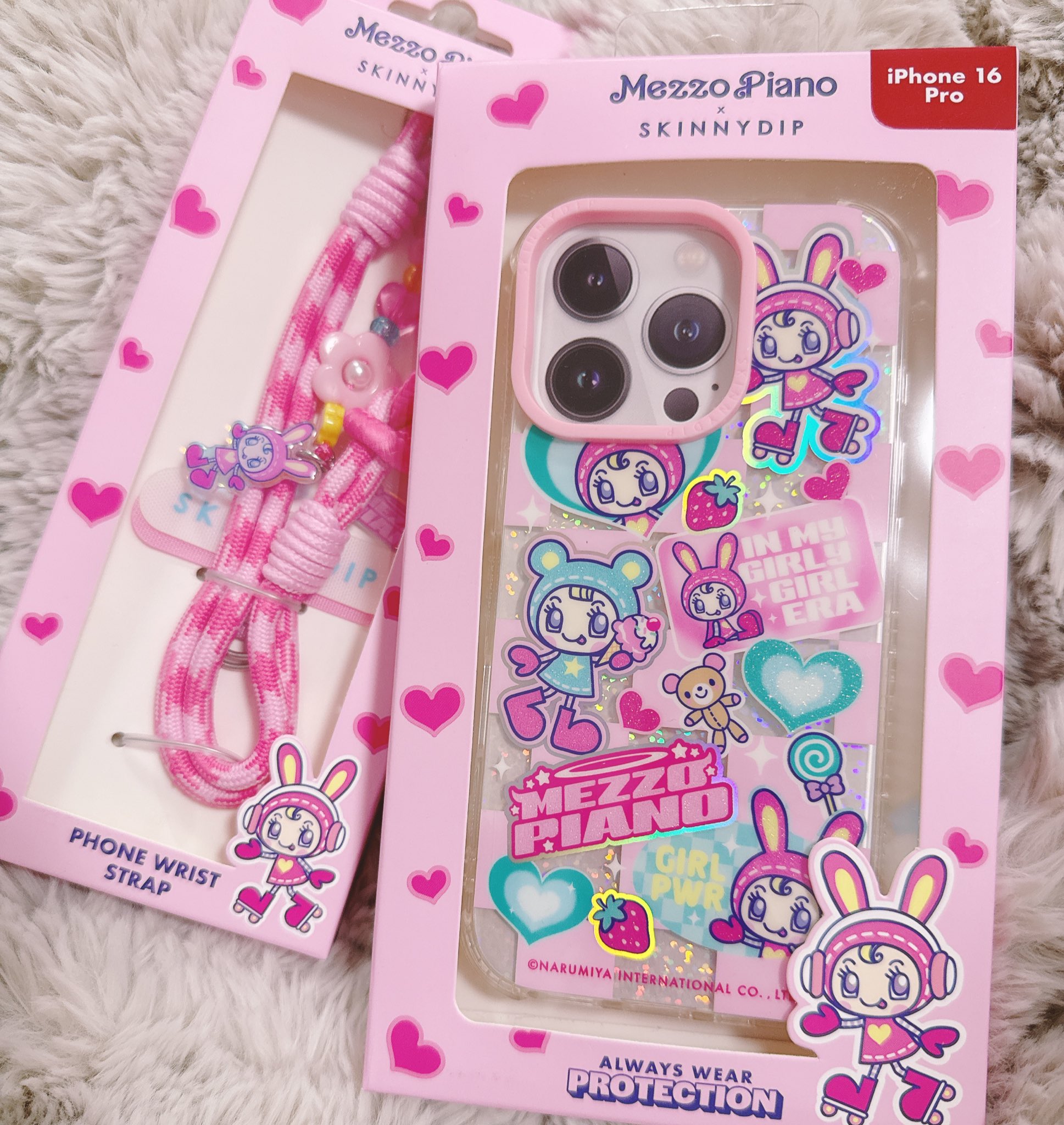 メゾピアノ スマホケース スキニーディップ iPhone 16Pro iPhone