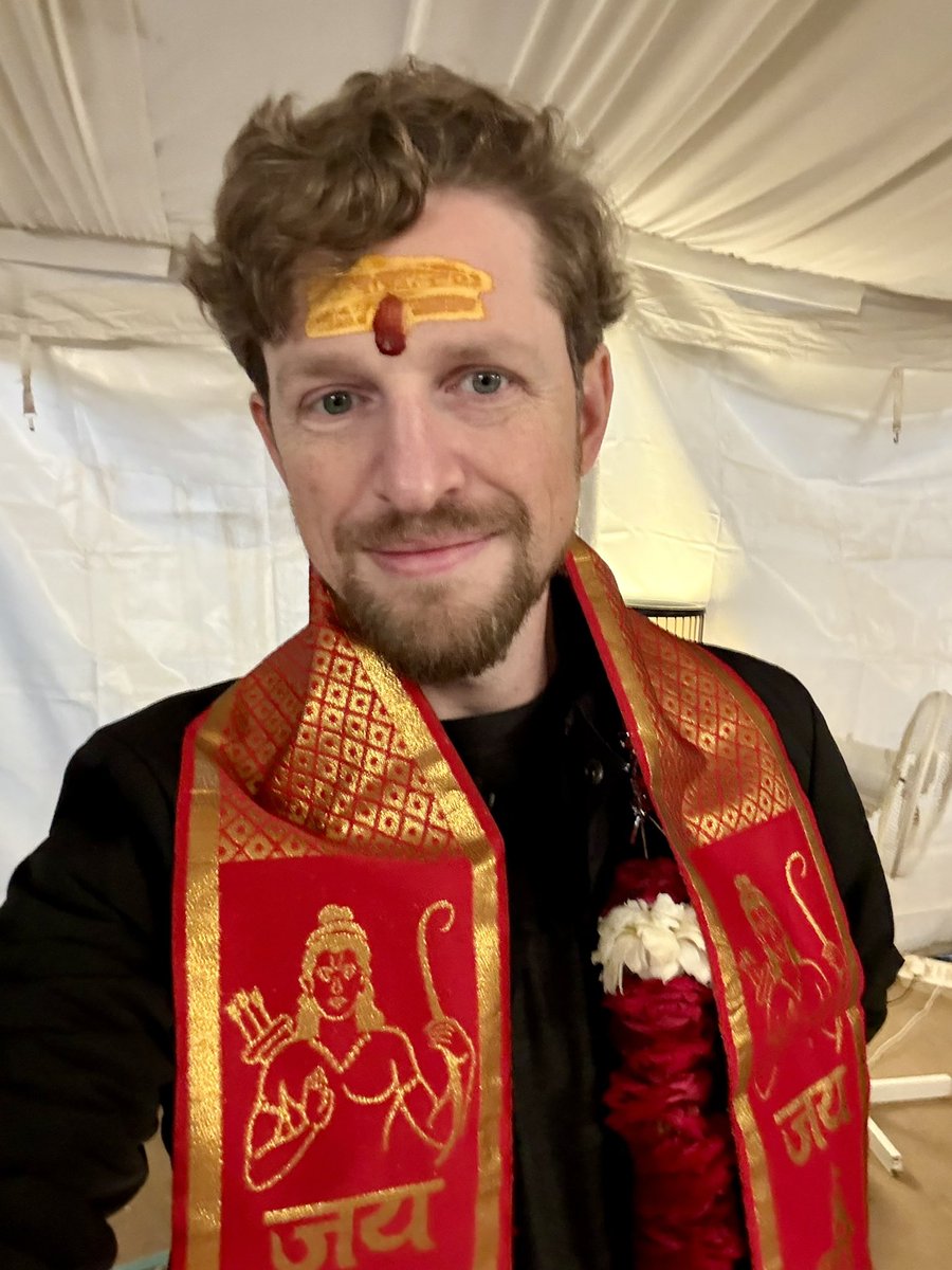 Got a really nice welcome to the Maha Kumbh Mela.