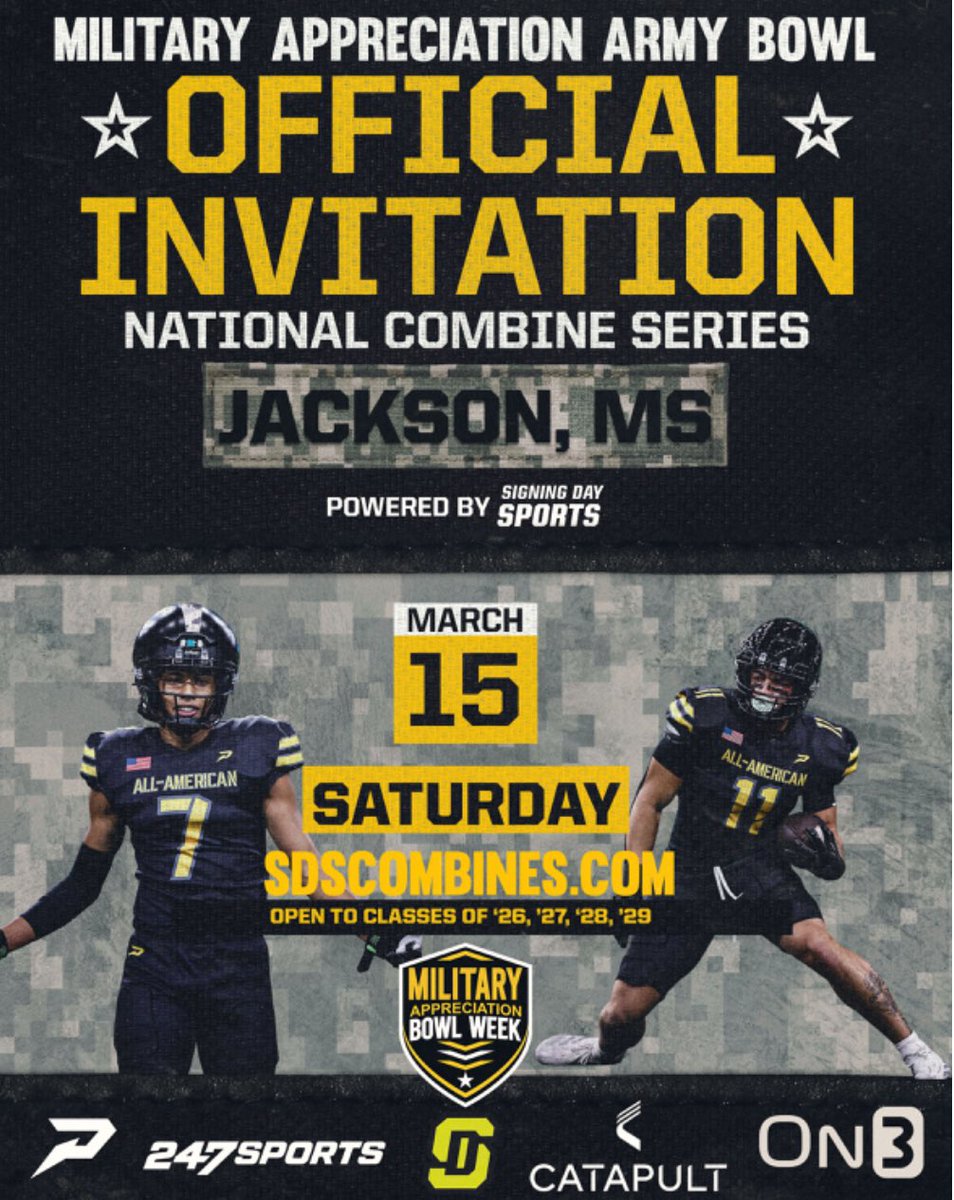 Jeremiah Shirley ✞ (@j_shirley4) on Twitter photo Extremely extremely blessedto be invited to the Us Army Combine!! <a href="/USArmyBowl/">Military Appreciation Bowl Week</a> <a href="/CoachWolfeDCHS/">Will Wolfe</a> <a href="/Fball_DC/">Desoto Central Football</a> Extremely extremely blessedto be invited to the Us Army Combine!! <a href="/USArmyBowl/">Military Appreciation Bowl Week</a> <a href="/CoachWolfeDCHS/">Will Wolfe</a> <a href="/Fball_DC/">Desoto Central Football</a>