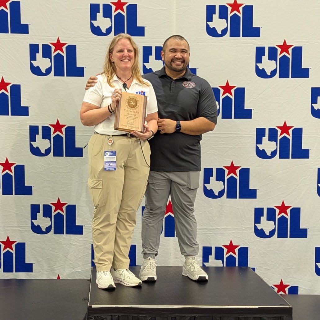 Congrats to Jo Fojtik on receiving the Dee Hollar Lifetime Achievement Award for Officiating