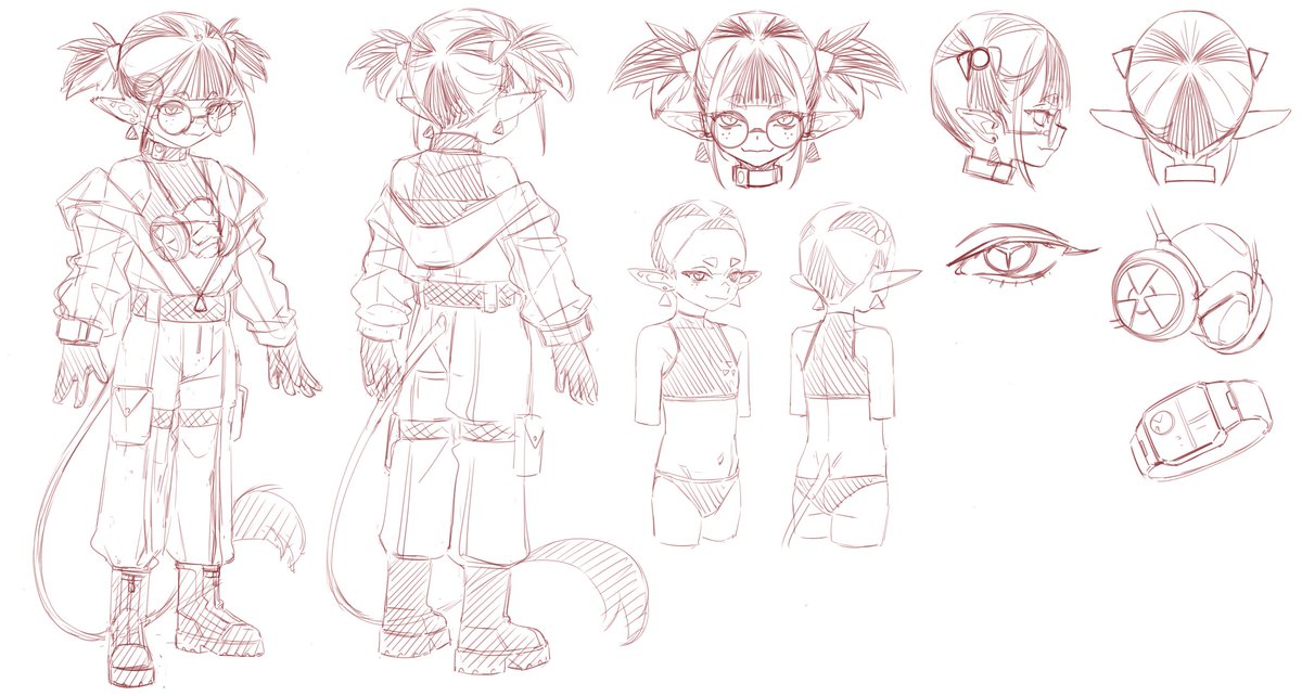 Agemmata's tweet image. WIP. Loli vtuber design based on Uranyl Hydroxide, aka yellow-cake, 'UOOOOHH' chemical.