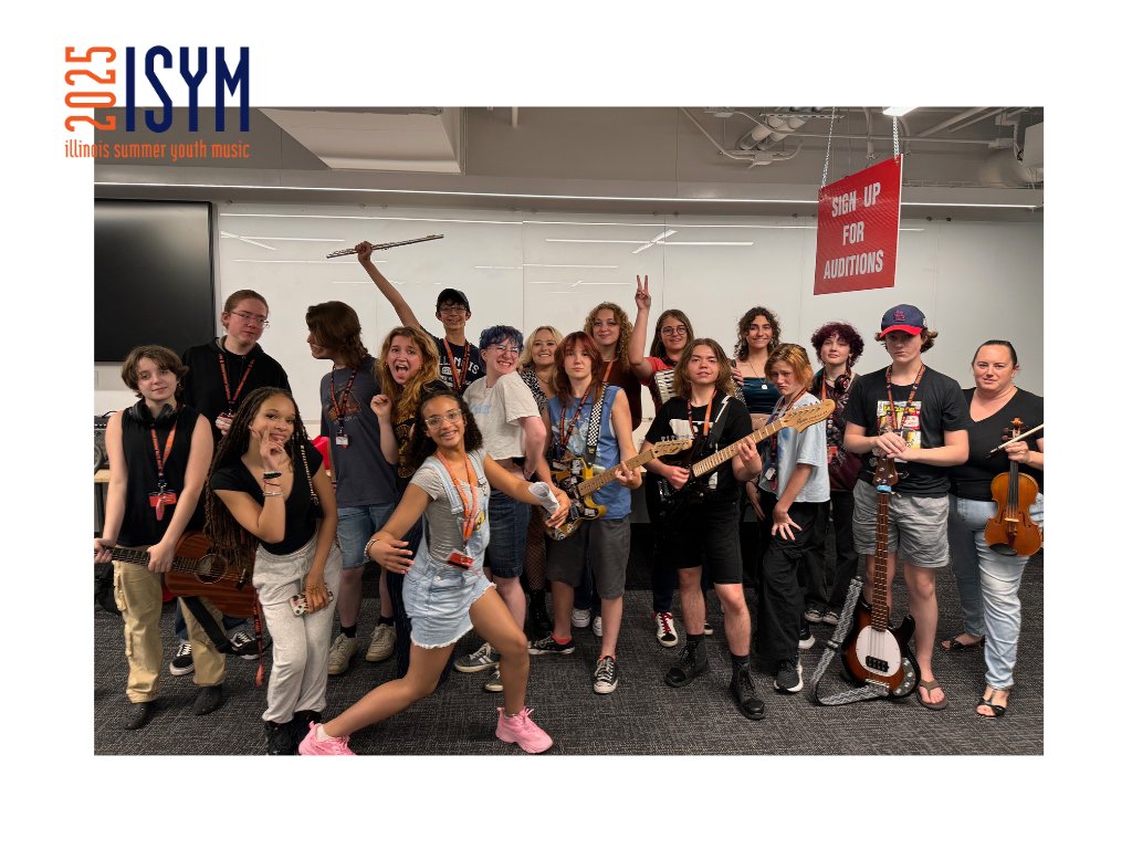 ISYM_UIUC's tweet photo. 2025 Illinois Summer Youth Music (ISYM) Registration is NOW OPEN! 🎉 After an incredible summer last year, we're thrilled to announce our return with two amazing sessions: July 6–11, 2025 and July 13–18, 2025. 

Register today and secure your spot! https://t.co/DakRfCSEEi https://t.co/pMq7XN0YXF
