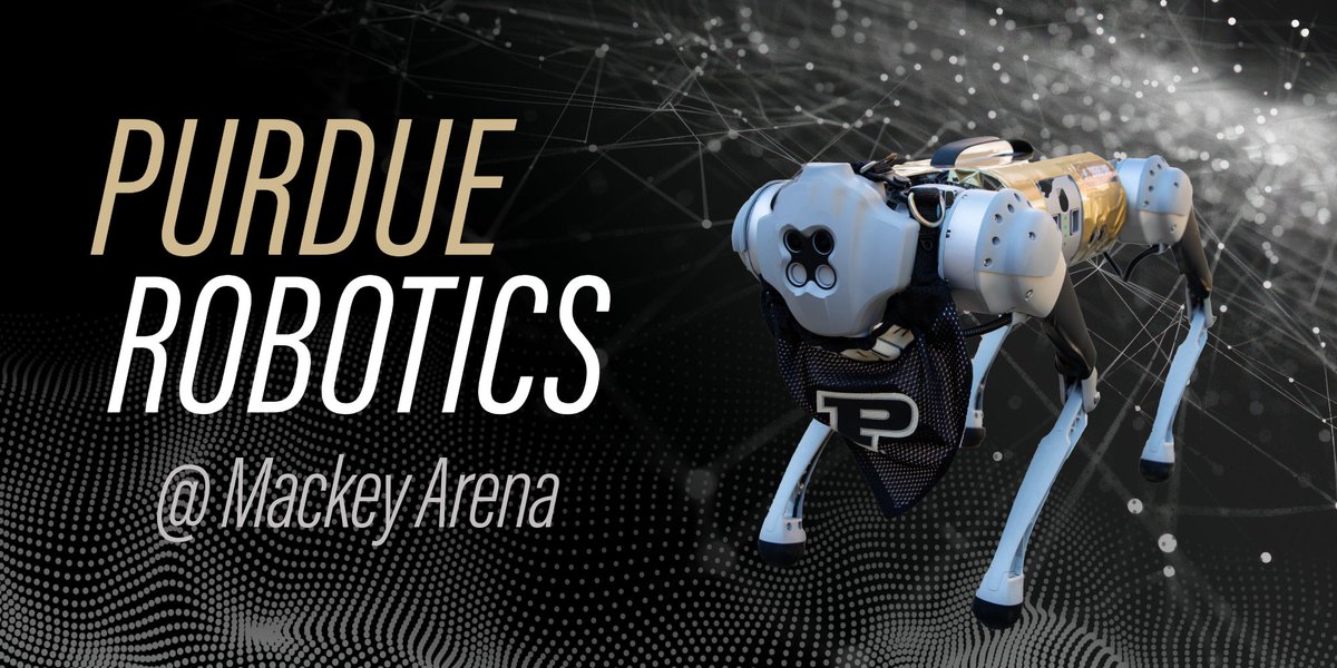 Purdue Science (@purduescience) on Twitter photo .<a href="/PurdueScience/">Purdue Science</a>'s Robots are making a special appearance at Mackey Arena during <a href="/BoilerBall/">Purdue Men's Basketball</a> game vs UCLA on Fri Feb 28.
Meet Purdue’s robot dogs Halo, Aura, and PurDog, plus therapy robots, alongside the our researchers and students shaping the future of AI and robotics. .<a href="/PurdueScience/">Purdue Science</a>'s Robots are making a special appearance at Mackey Arena during <a href="/BoilerBall/">Purdue Men's Basketball</a> game vs UCLA on Fri Feb 28.
Meet Purdue’s robot dogs Halo, Aura, and PurDog, plus therapy robots, alongside the our researchers and students shaping the future of AI and robotics.