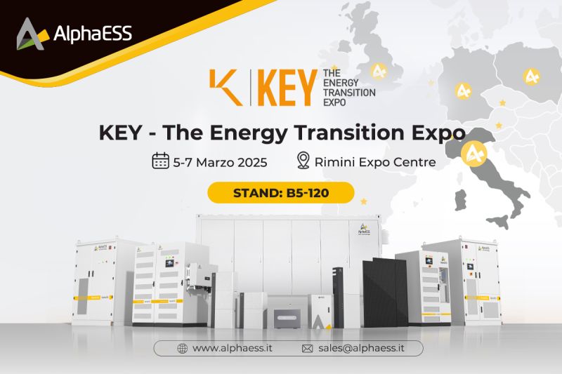 AlphaESS's tweet image. We're thrilled to be back at KEY - The Energy Transition Expo Energy Transition Expo! 🌍 Stop by our booth to check out the latest energy storage solutions. See you at Rimini Expo Centre, March 5-7, 2025! 👋

#AlphaESS #EnergyStorage #KEYEnergy2025 #EnergyTransition
