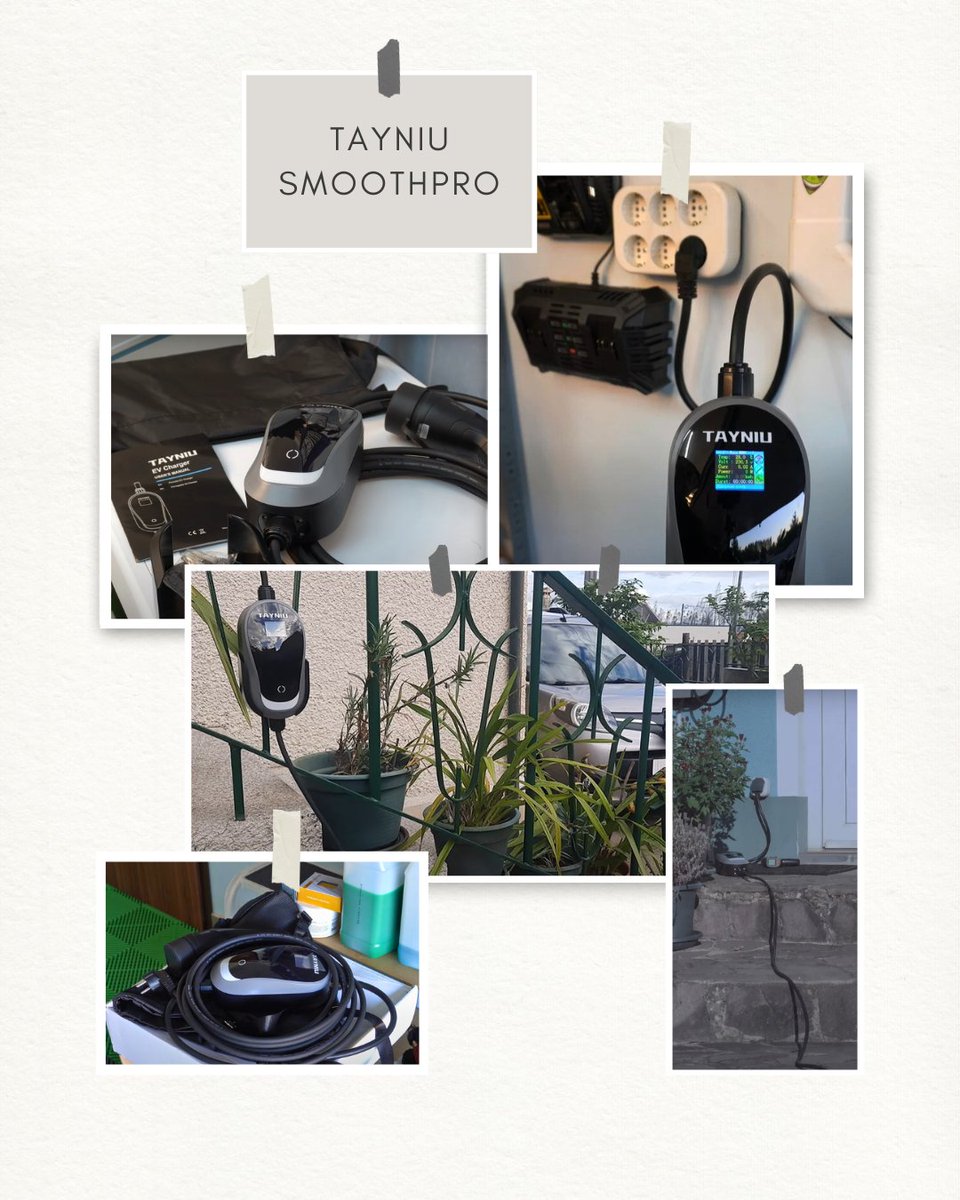 TayniuEV's tweet photo. 🚗⚡ Tayniu SmoothPro in action!
Real users love its portability, reliability & smart features—charging anywhere, anytime! 🔋🔌
Upgrade your EV charging now! https://t.co/10TiVD8X0p #Tayniu #SmoothPro #EVCharging #ChargeAnywhere https://t.co/O1Ylx6zGbk