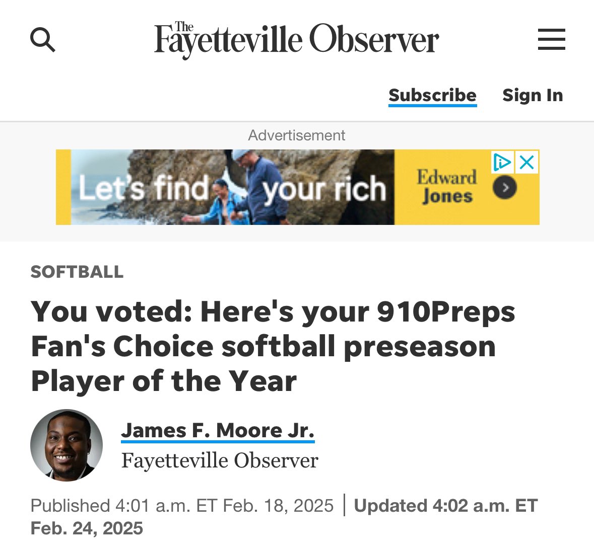 AugustKebort's tweet photo. @910Preps Fan’s Choice Softball PreSeason Player of the Year! A heartfelt THANK YOU for all the votes! It’s a pleasure to stand with such amazing talent in my area! We all win here!! @coachmegsmith @c_lyon22 @Maddie_Holub @coachkiwij @UNCSoftball @ogcookie_ @_TimWalton @GatorsSB https://t.co/EADlclTfSp