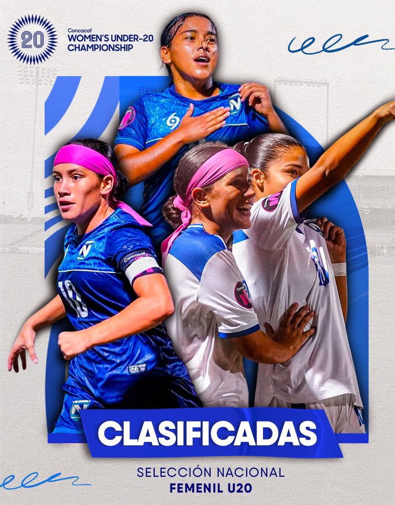 🇳🇮 Nicaragua al Premundial U20 Femenil🇳🇮

Las pinoleras empataron 1-1 ante Jamaica🇯🇲 y se aseguraron el liderato del grupo y con eso el boleto 🎫 al Premundial de esta categoría 💯