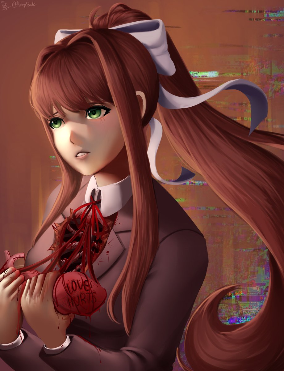 Love hurts...🫀

#monika #DokiDokiLiteratureClub