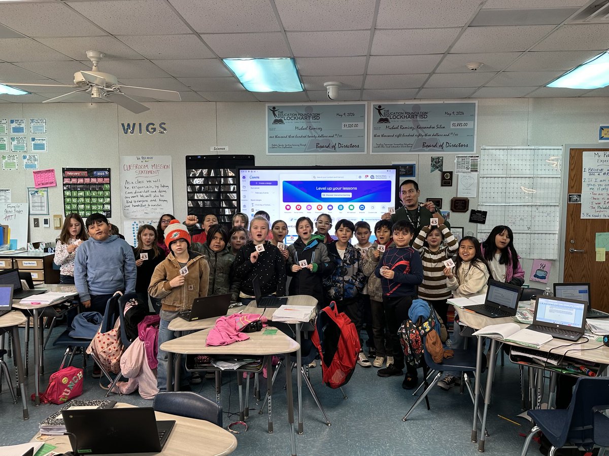 Congratulations to Mr. Ramirez and his students <a href="/NavarroLISD/">Navarro Elementary</a> for hitting their 1.5 goal. #Navigateto’28