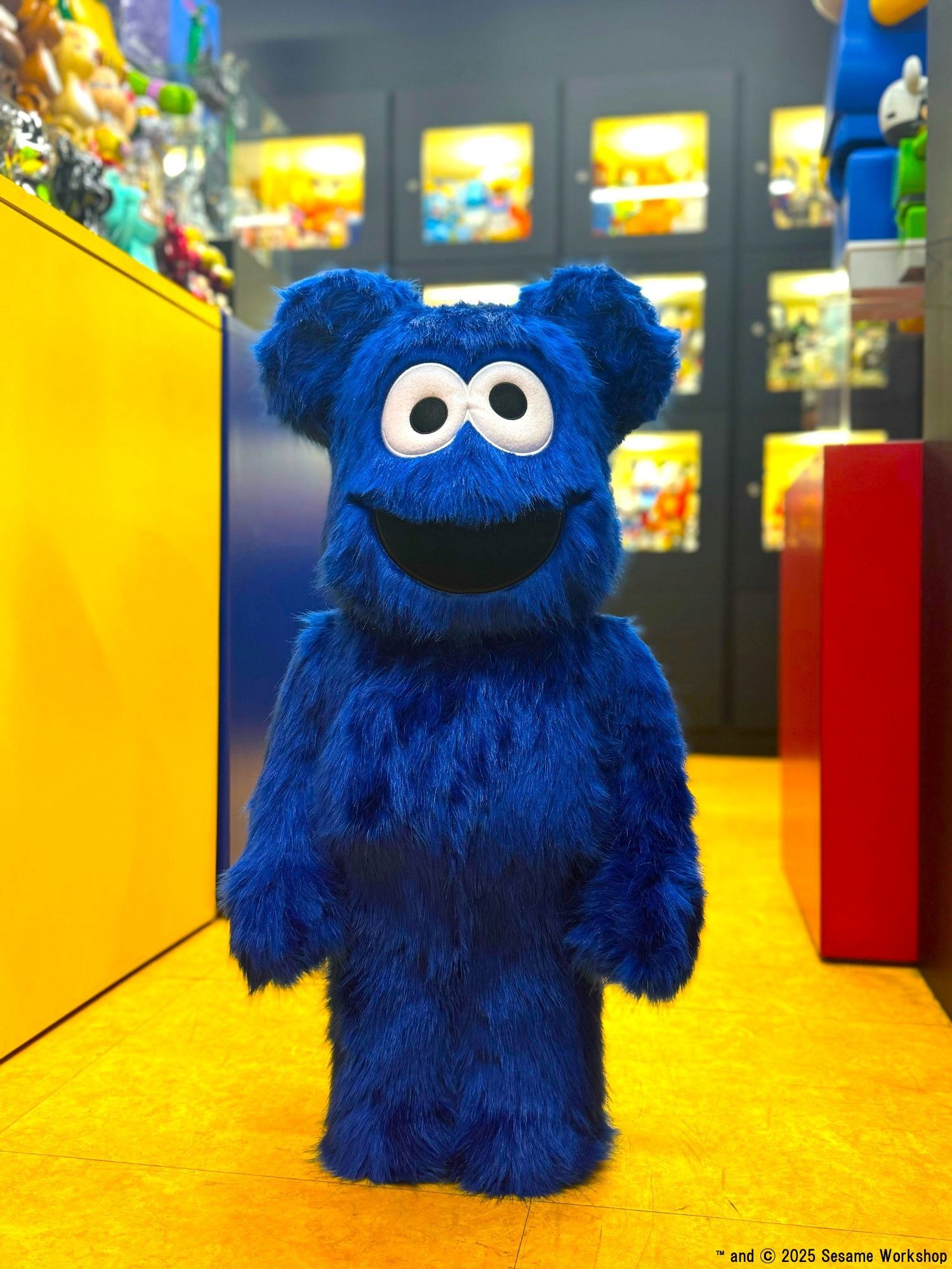 BE@RBRICK セサミストリート ベアブリック クッキーモンスター1000% セサミストリート×ジェラート ピケの「ベアブリック」新発売