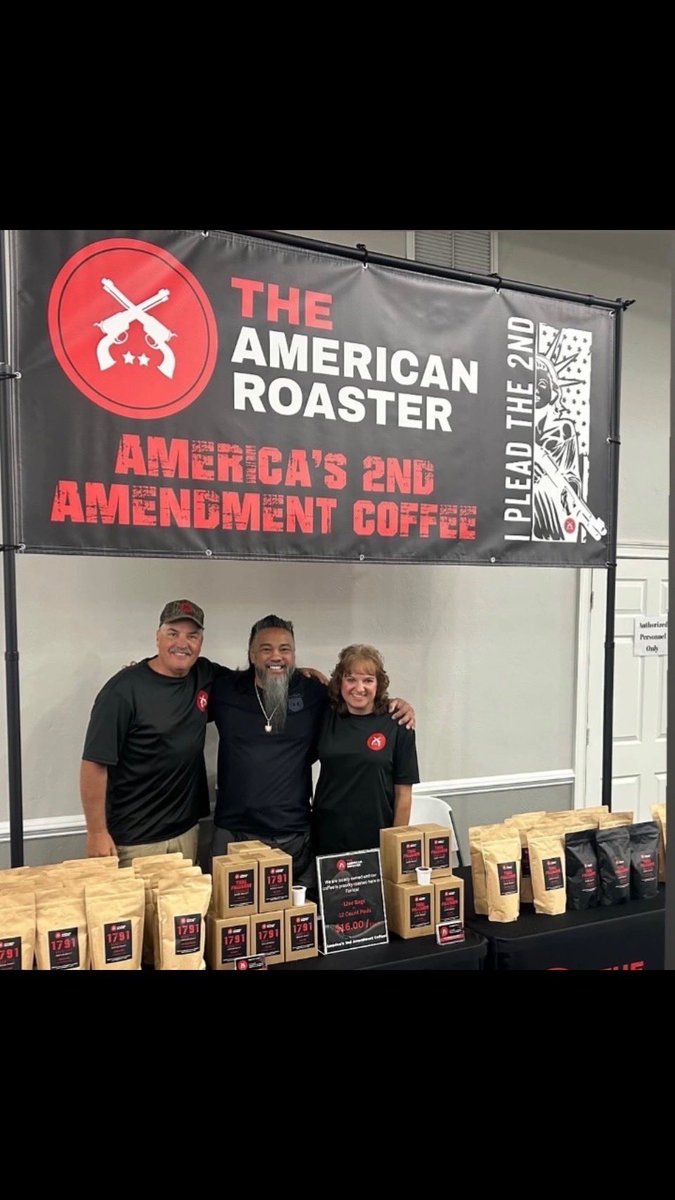 We ran into our friend from Ohana Firearms at the Naples Gun Show!
#CoffeeAndGuns #PatriotsUnite #ShallNotBeInfringed #RedWhiteAndBlue #America #Smellthefreedom #Patriots #Guns #SecondAmendmentCoffee #LoveThisCountry #Donttreadonme #2Amendment #fyp