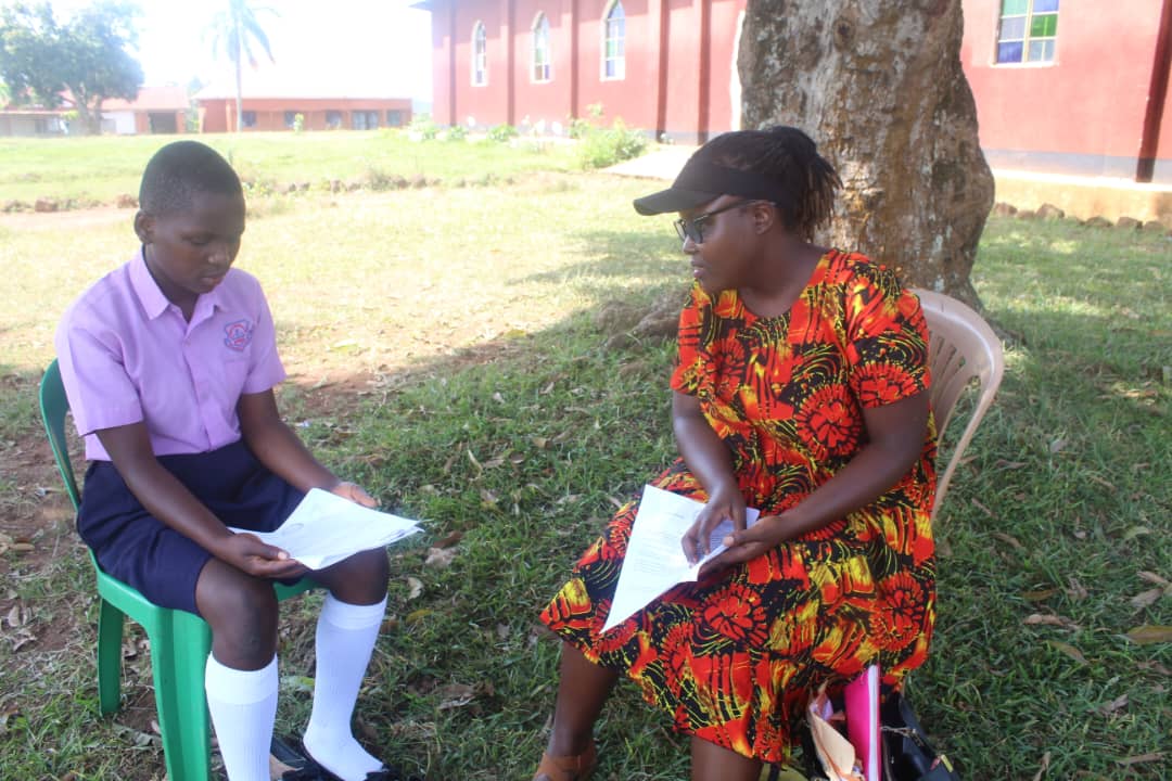 Yesterday, we visited Mpuumu SSS Mnukono to assess progress of learners supported under <a href="/mundocooperante/">Mundo Cooperante</a>
sponsorship. These monitoring visits provide an opportunity to  integrate emerging issues in our programming. With educational support, we are preventing early marriages.