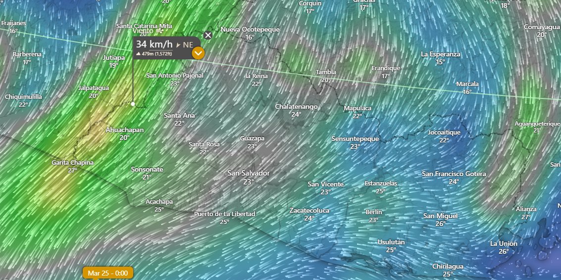 NORTES, de corta duración, débiles a moderados, máximos el martes de 30 a 40 Km/h en zonas altas y montañosas !!!!