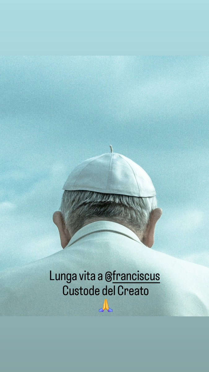 Lunga vita a <a href="/Pontifex_it/">Papa Leone XIV</a> custode e difensore del creato.