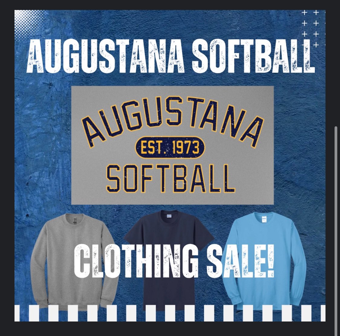 Help support Augie softball!! ⚔️💙💛 
Get your Augie gear!!!! 

augielink.com/softballshirt2…