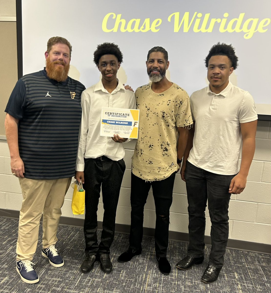 FREEMAN BASKETBALL (@fhsgoldbbboys) on Twitter photo So proud of Chase Wilridge as he was named as a Gold Standard Student Athlete at the Booster Club meeting tonight. Chase embodies what we want on and off the court!  #TheGoldStandard So proud of Chase Wilridge as he was named as a Gold Standard Student Athlete at the Booster Club meeting tonight. Chase embodies what we want on and off the court!  #TheGoldStandard