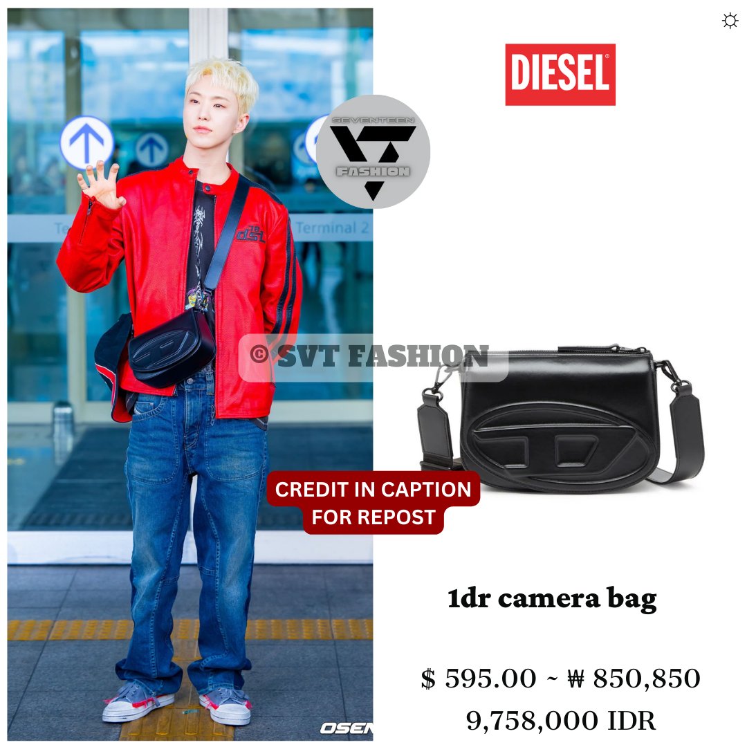 seventeen ホシ着用 DIESEL 1DR Bag Seventeen Fashion (세븐틴 패션) -fan account- 🩵🩷 on X