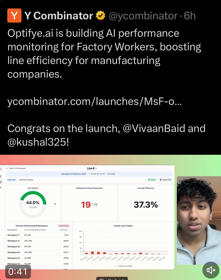 _aboucher's tweet image. Can’t believe @ycombinator funded sweatshop.ai and actually got so much backlash they had to takedown the launch video.
Incredible lack of common sense by everyone involved.