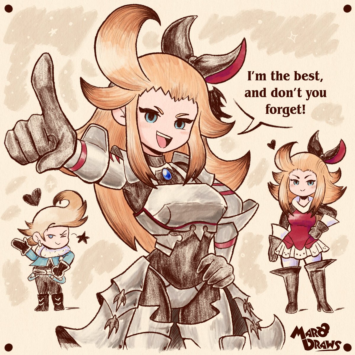Edea Lee 🗡️ (BRAVELY DEFAULT), image size:1200x1200
