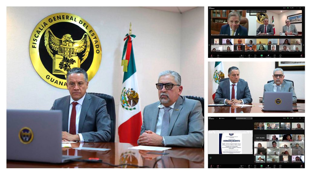 🎓 Conferencia Magistral: Oralidad vs. Escrituriedad en los Procesos Civiles y Familiares📚

El Fiscal General del Estado de Guanajuato, Dr. Gerardo Vázquez Alatriste, y el director del <a href="/IfspcF/">INSTITUTO DE FORMACIÓN</a>, Mtro. Ramón Gerardo Zago Merlo, participaron en la conferencia magistral sobre