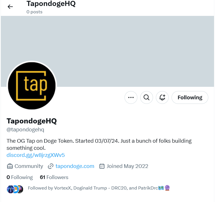 Tap on Doge tweet media