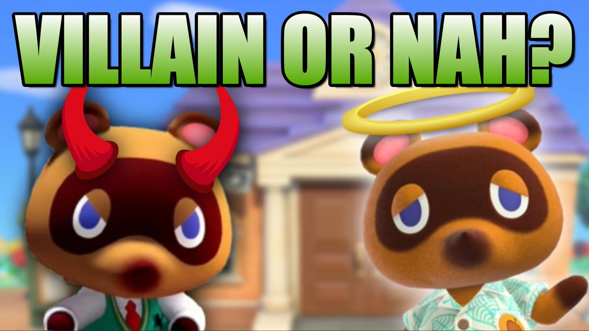 Featured Video: youtu.be/FmNb3eJCy6E

Tom Nook is a villain? I used to think so too, but let's take a different approach to this! :D 
#animalcrossing #tomnook #villain #youtube #youtuber