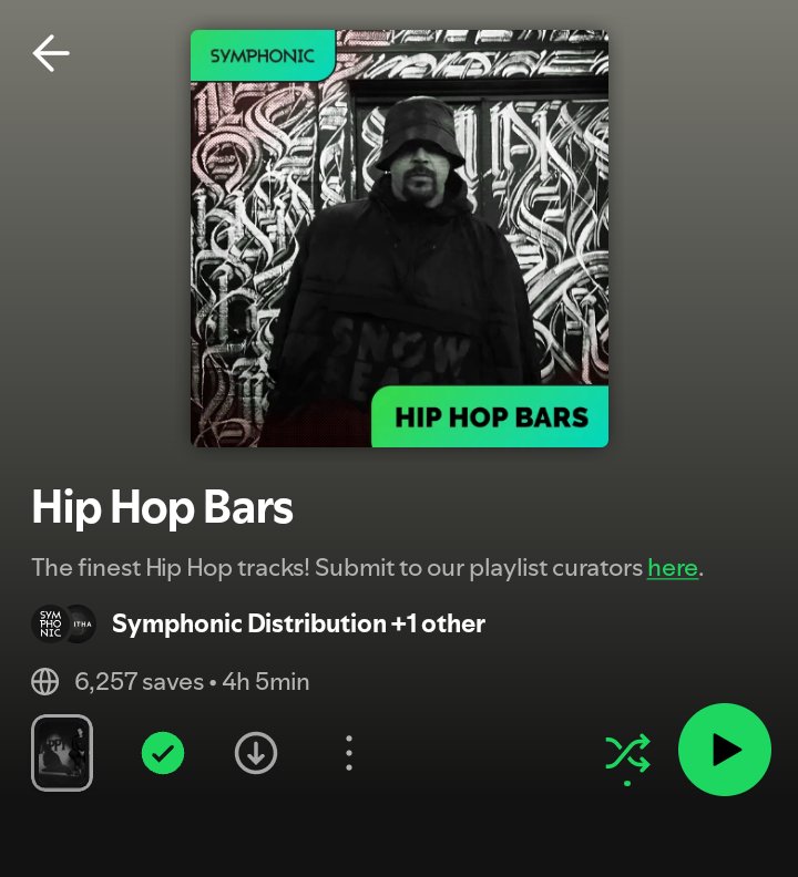 Pretti Emage (@prettiemage) on Twitter photo My song "Changing" was just added to <a href="/symphonicdist/">Symphonic Distribution</a> Spotify Playlist Hip Hop Bars. Make sure you all go add the playlist. And don't forget to add the new album "Good Girl, Bad Girl".🔥🚀
PLAYLIST LINK
open.spotify.com/playlist/3hjyJ…
ALBUM LINK
open.spotify.com/album/2f2xZc03… My song "Changing" was just added to <a href="/symphonicdist/">Symphonic Distribution</a> Spotify Playlist Hip Hop Bars. Make sure you all go add the playlist. And don't forget to add the new album "Good Girl, Bad Girl".🔥🚀
PLAYLIST LINK
open.spotify.com/playlist/3hjyJ…
ALBUM LINK
open.spotify.com/album/2f2xZc03…