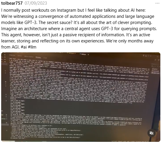 One of my old posts from another platform. ChatGPT release was the original AGI (Artificial General Intelligence). 2 years later and fundamentally, LLMs haven't changed, they just handle more context and reason through more complex tasks due to more effective training