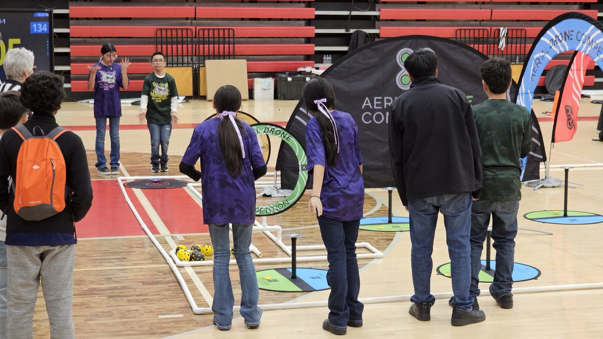 Mrs_Cortez12's tweet image. These @STAGinPG Owls soared to new heights this past Saturday @DallasisdSTEM's Aerial Drone Competition! The LadyDronez and OwlDrones won the Teamwork Mission Champion Award together and the LadyDronez took the Skills Mission Award and the All-Around Champion Award! 💜 I'm so…
