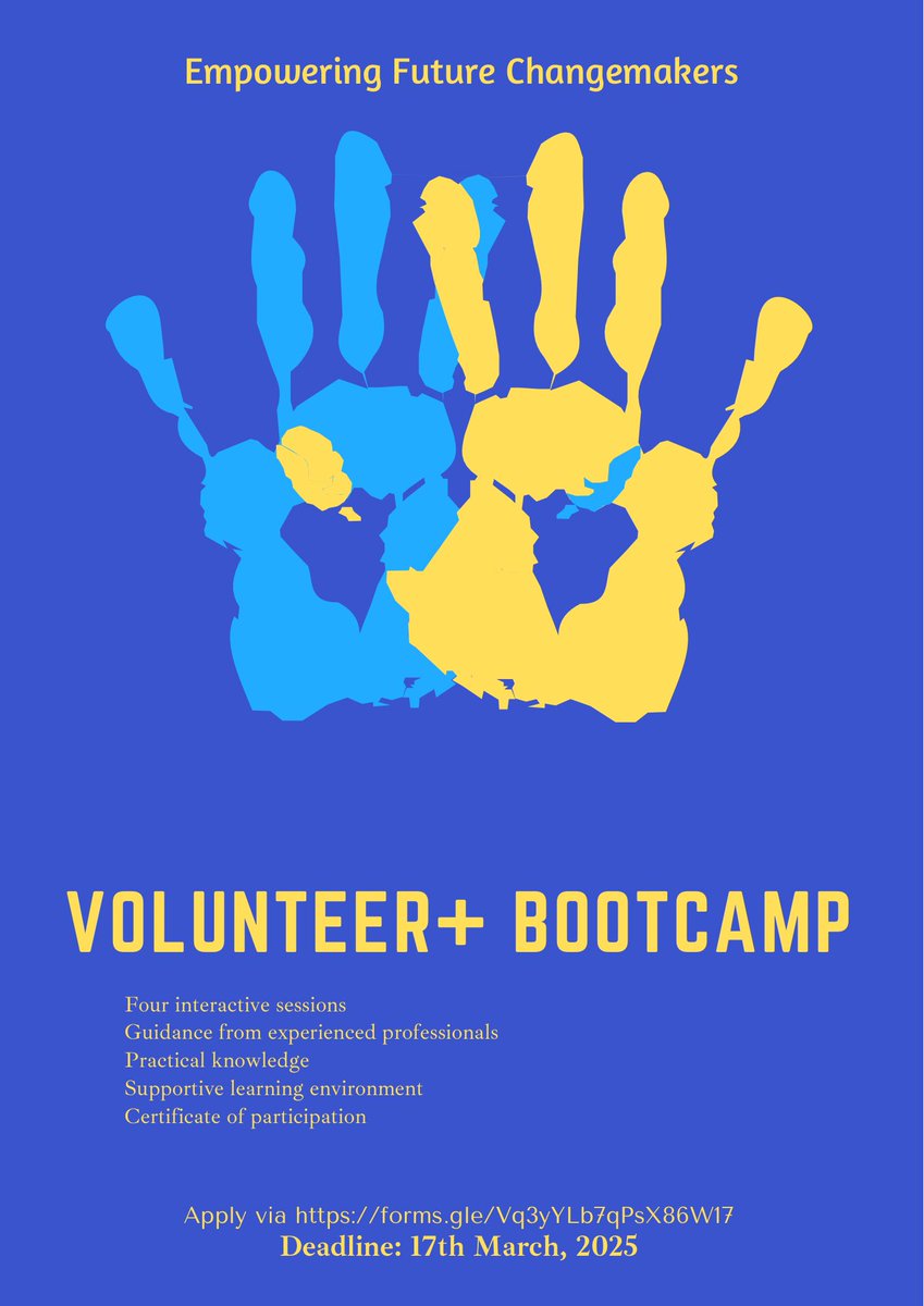 BlogLadie's tweet photo. Are you passionate about making a difference through volunteerism?

Volunteer+ is excited to invite aspiring changemakers to our one-month mentorship program designed to equip you with the knowledge, skills, and network.

https://t.co/wlCQ87x34k

#Volunteerism https://t.co/z8ZzgHZfGi