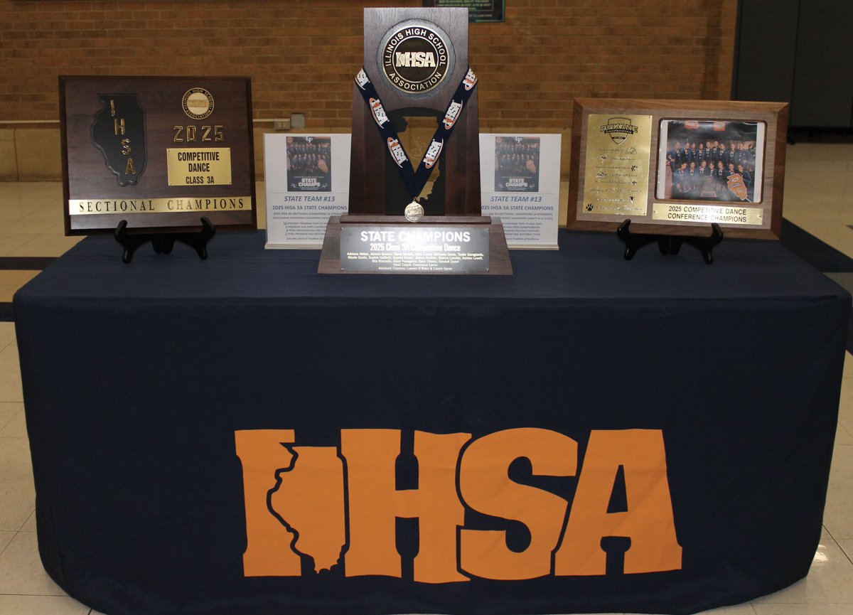 Celebrations continue for the <a href="/IHSAState/">IHSA State</a> Class 3A CHAMPION Lancettes as the competitive dance team was exclusively recognized tonight by the #WeAreLakePark Board of Ed. The student-athletes &amp; coaches were commended for their exemplary season &amp; tradition of excellence! CONGRATS!