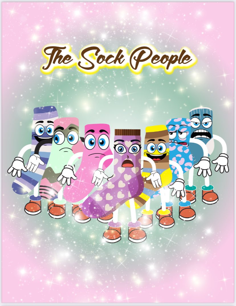 Released today!  Please share! A fun book with an amusing take on the mystery of missing socks!

The Sock People introduces children to mysterious and the imaginative world of the sock kingdom. Where do they go? 
The Sock People a.co/d/3LQBWgE